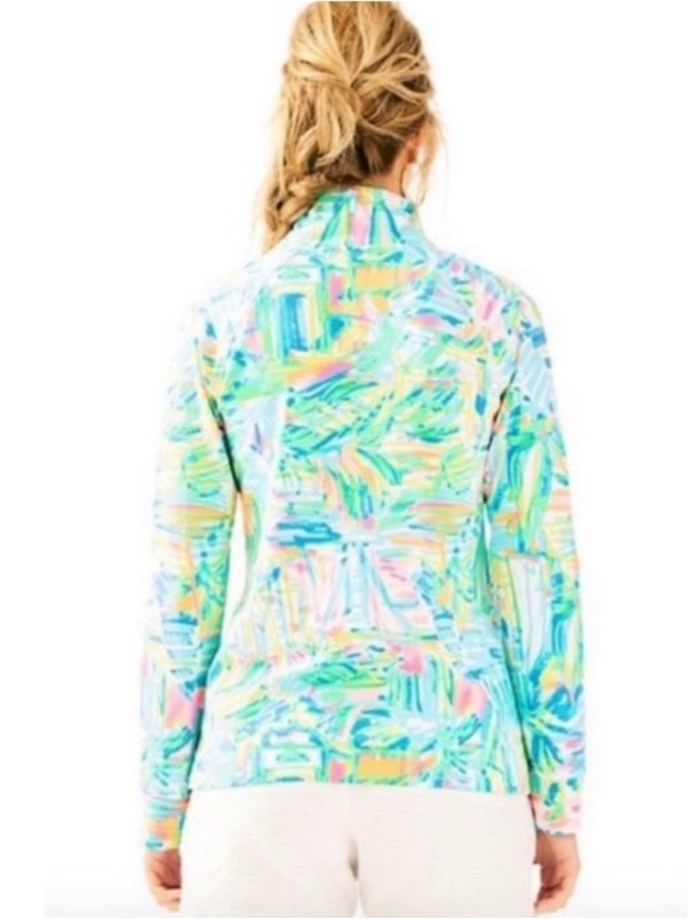 Lilly Pulitzer UPF 50+ Captain Popover in Multi Sea Salt and Fun Sz XS - Picture 2 of 10
